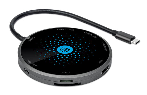 Docking Station USB-C&trade 8-in-1 con Pad di Ricarica Wireless