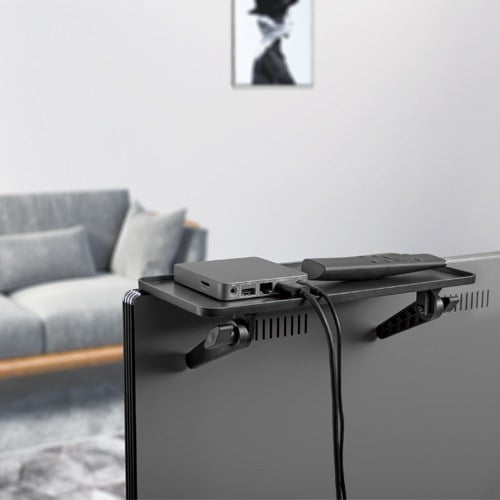 Mensola per decoder e telecomandi per Schermo TV