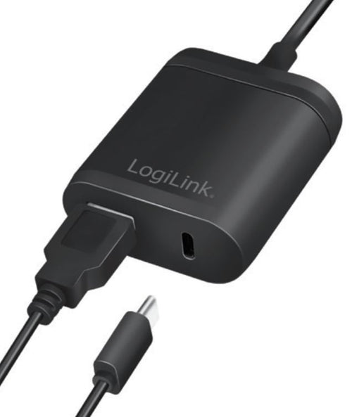 Caricatore USB con porta USB tipo A e USB-C&trade cavo 1,5m 12W