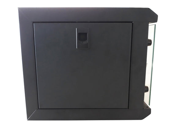Armadio Rack 10'' a Muro 6 Unit&agrave Pannelli Asportabili Nero