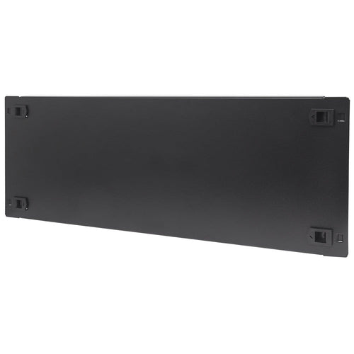 Pannello Cieco Toolless a Clip per Armadi Rack 19'' 4U Nero