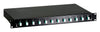 Cassetto Ottico 19'' con 12 bussole LC Duplex Multimodale OM3 Nero