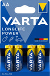 Blister 4 Batterie 1.5V Longlife Power Alcalina Stilo AA