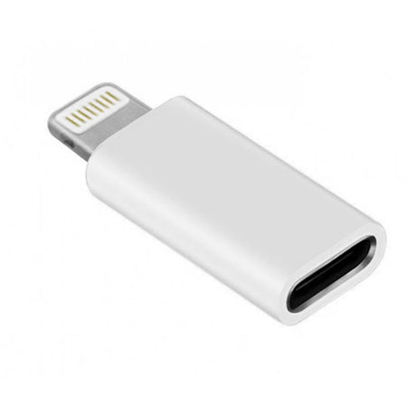 Mini Adattatore Ricarica Sincronizzazione USB-C&trade a Lightning&reg Bianco