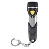 Torcia LED Tascabile a Batteria in Alluminio con Anello Portachiavi