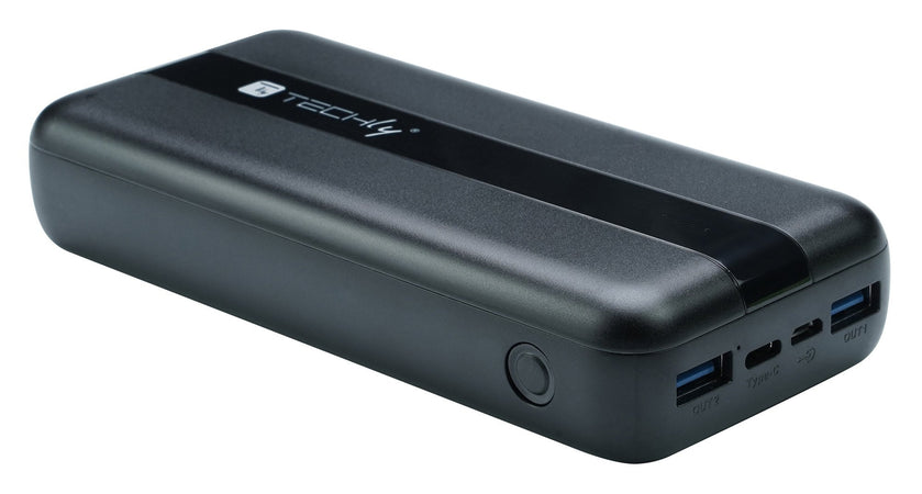 Power Bank Caricatore 20000 mAh 20W 3 Porte Output con Cavo Micro USB