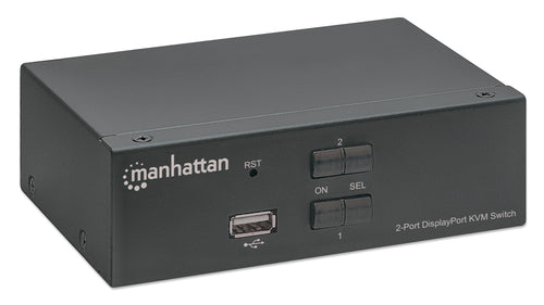 Switch KVM DisplayPort 1.2 a 2 porte 4K con Audio