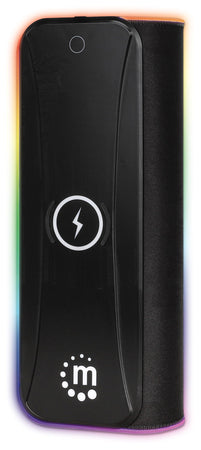 Tappetino Mouse Gaming XXL con LED RGB e Caricatore Wireless 10W