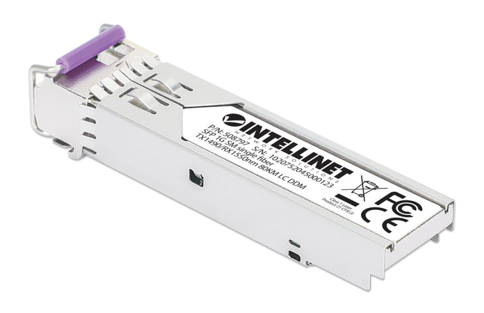 Transceiver SFP Fibra Ottica Monomodale LC 1000Base-BX Bidirezionale WDM