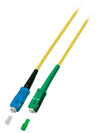 Cavo Fibra Ottica Monomodale OS2 SC-SC/APC 9/125 5m