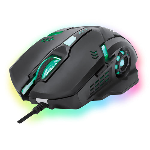 Mouse Ottico Gaming USB 3200dpi Retroilluminazione LED RGB