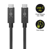 Cavo SuperSpeed USB-C&trade Maschio/USB-C&trade Maschio 100W PD 0.5m Nero