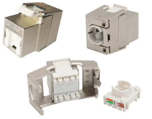 Frutto Keystone RJ45 Cat.6A STP AWG22-26 Short Body