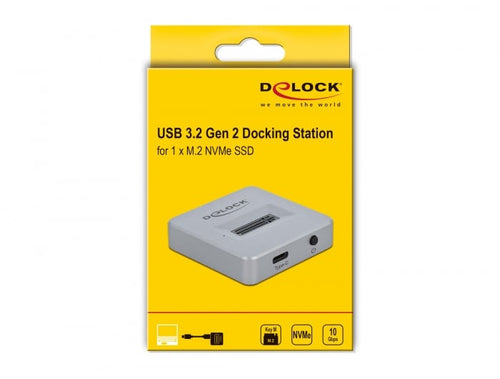 Docking Station per SSD M.2 NVMe PCIe SSD con USB Type-C&trade Femmina