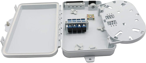 Scatola di Distribuzione Fibra Ottica FTTH IP65 4 Porte SC LC