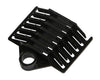 Supporto a Pettine per 6 Giunti in Fibra Ottica Nero