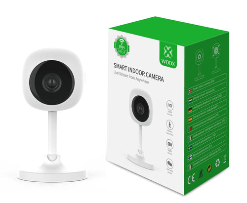 Smart Camera WiFi Full HD 2 MP Controllo Vocale Alexa Google, R4114