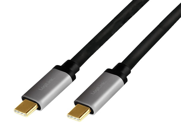 Cavo SuperSpeed 10Gbps USB-C&tradeM/USB-C&tradeM USB3.2 Gen2 4K/60Hz PD 1m Nero