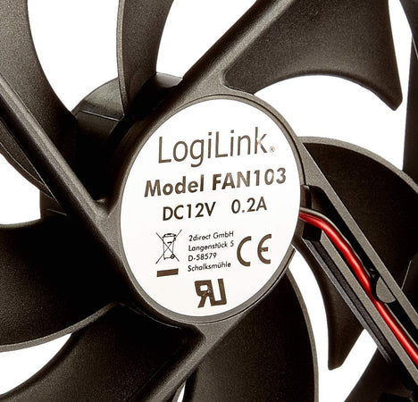 Ventola PC 120x120x25 12V 1800RPM con Cavo Alimentazione a Y