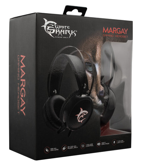 Cuffia Gaming Stereo con Microfono con Illuminazione LED in 7 Colori MARGAY