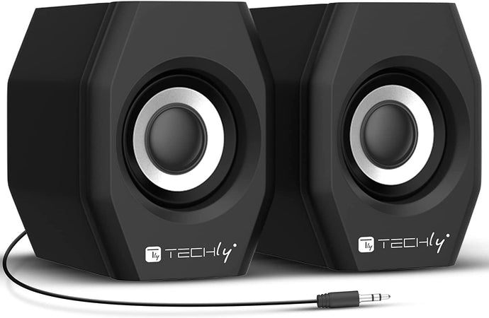 Set Altoparlanti per Notebook e PC USB 2.0 Jack 3,5mm Controllo Volume