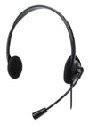 Cuffia Stereo On Ear USB con Microfono Cavo 1.5m Nero