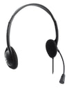 Cuffia Stereo On Ear USB con Microfono Cavo 1.5m Nero
