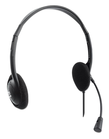 Cuffia Stereo On Ear USB con Microfono Cavo 1.5m Nero