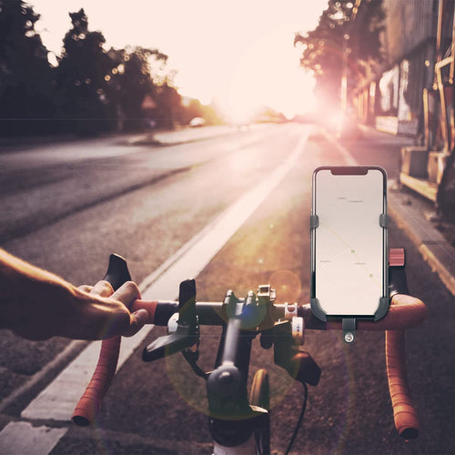 Supporto da Bicicletta per Smartphone 3,5''-7'' Fissaggio Angolato