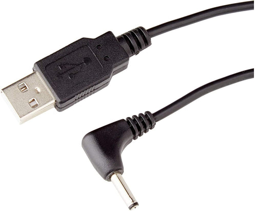Cavo Alimentazione USB DC 3.5x1.35 mm Angolato 1,5 m Nero