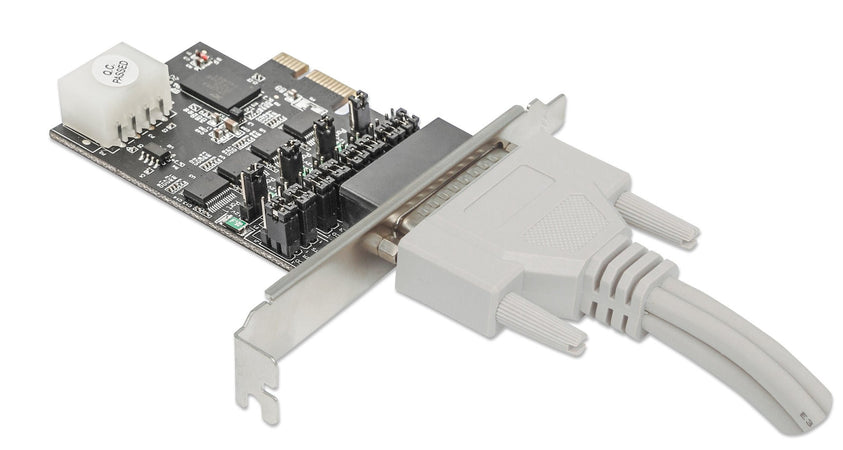 Scheda PCI Express 4 Porte DB9 RS-232