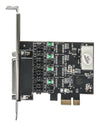 Scheda PCI Express 4 Porte DB9 RS-232