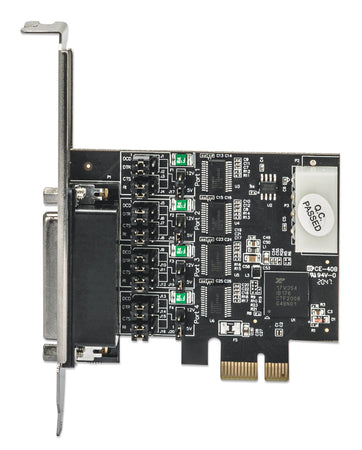 Scheda PCI Express 4 Porte DB9 RS-232