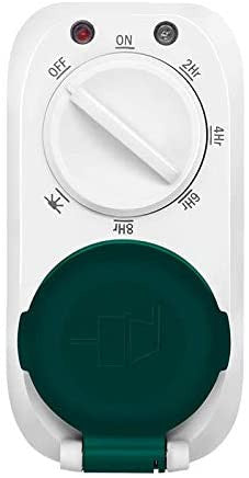 Timer Sensore Crepuscolare 7 Diverse Impostazioni IP44 Esterno Interno