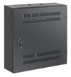 Armadio 19'' a muro a basso profilo con montanti orizzontali 4U e verticali 2U