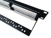Pannello Patch UTP 24 Posti RJ45 Cat.6 con barra gestione cavi