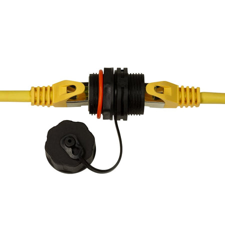 Accoppiatore RJ45 Cat.6A da panello IP68