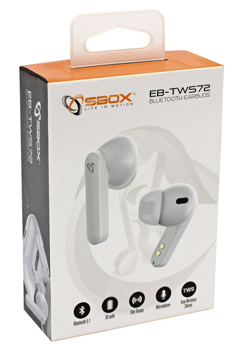 Auricolari Bluetooth v5.1 con Custodia di Ricarica Bianco