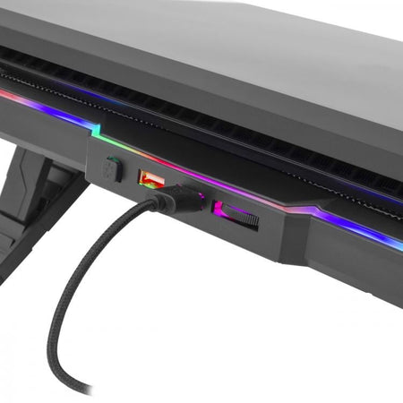 Supporto per Notebook fino a 17.3'' con Ventola per Sistema di Raffreddamento