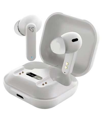 Auricolari Bluetooth v5.1 con Custodia di Ricarica Bianco