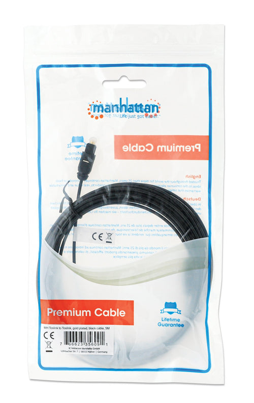 Cavo Audio Ottico Digitale Toslink 5m
