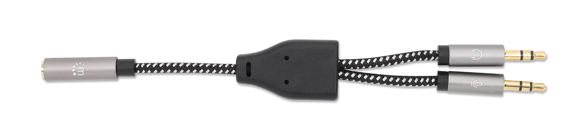 Cavo Adattatore per Cuffie con Splitter Audio Stereo AUX
