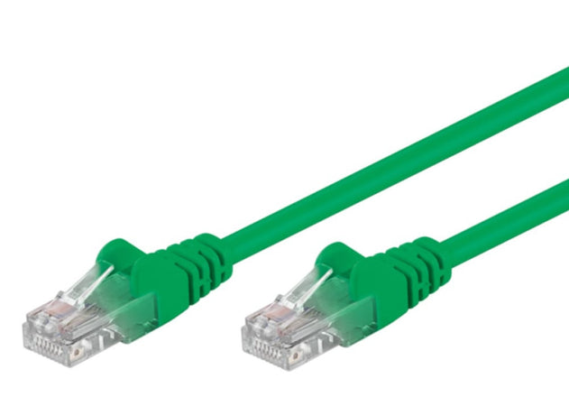 Cavo di rete Patch in CCA Cat.5E Verde U/UTP 10m
