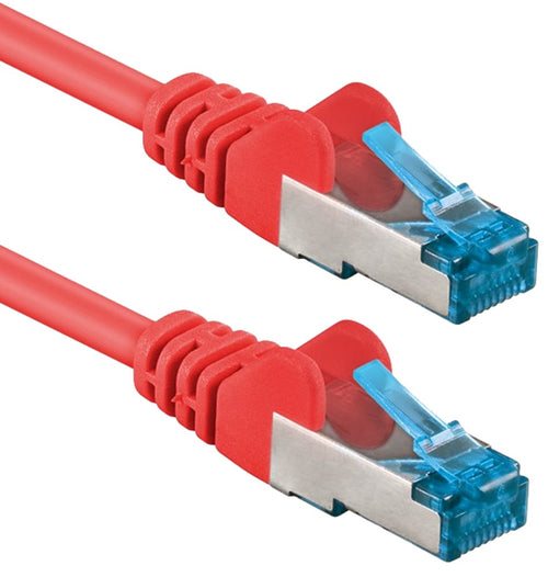 Cavo di Rete Patch in Rame Cat. 6A S/FTP LSZH 2 m Rosso