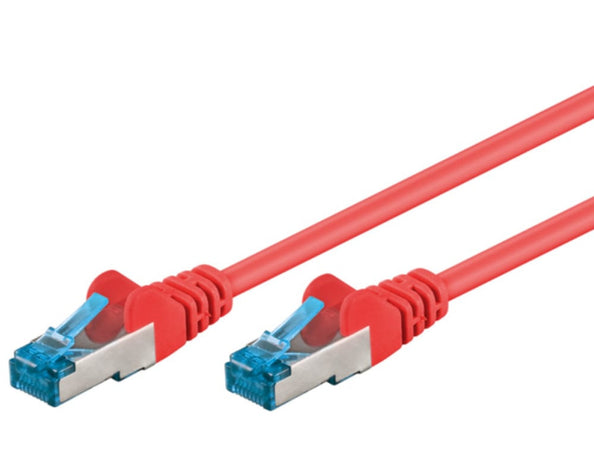 Cavo di Rete Patch in Rame Cat. 6A S/FTP LSZH 2 m Rosso