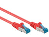 Cavo di Rete Patch in Rame Cat. 6A S/FTP LSZH 2 m Rosso