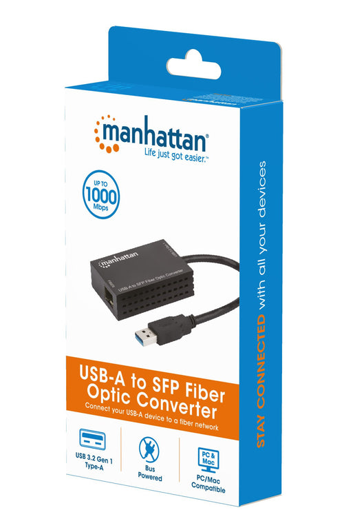 Convertitore USB-A a Fibra Ottica SFP