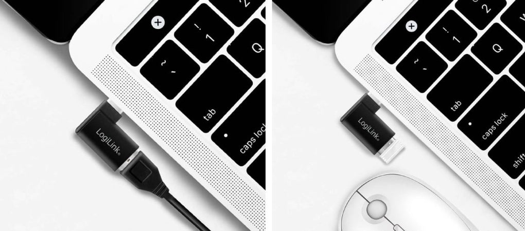 Adattatore USB 3.2 Gen.1 USB-C&trade Maschio/A Femmina 90&deg