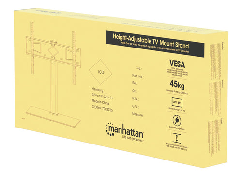 Supporto per TV regolabile in altezza per TV LED LCD 32-65''