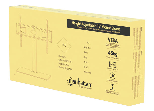 Supporto per TV regolabile in altezza per TV LED LCD 32-65''